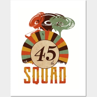 45th anniversary music squad, birthday gift vintage Posters and Art